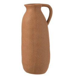 J-Line Vase jug ceramic brown large