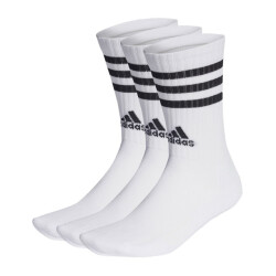 Adidas Unisex adult 3 stripes gewatteerde sokken (set van 3)