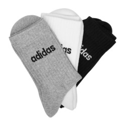 Adidas Uniseks adult linear kussen crew sokken (set van 3)