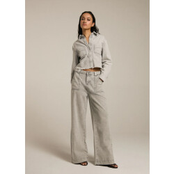 Homage to Denim Homage mid waist palazzo jeans h big pockets