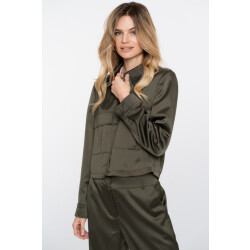 Geisha 55571-21 570 jacket shiny moss green