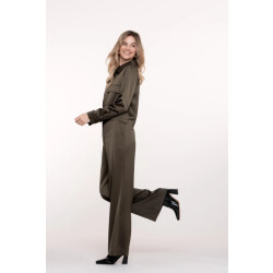 Geisha 51612-21 570 pants shiny moss green