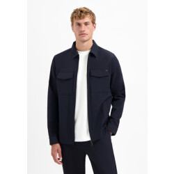 No Excess Overshirt full zipper stretch sedoc licht