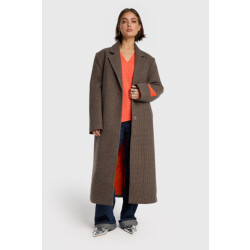 Alix The Label 2508508325 ladies woven checked coat