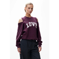 Catwalk Junkie 2503020608 graphic sweater with cut out
