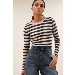 By-Bar Amsterdam 25511019 basic ls big stripe top