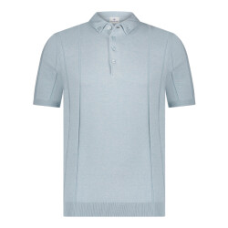 Blue Industry Polo met korte mouwen
