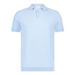 Blue Industry Polo met korte mouwen