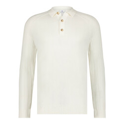 Blue Industry Polo met lange mouwen