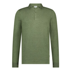 Blue Industry Polo met lange mouwen