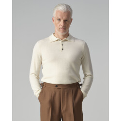 Dutch Dandies Arno kantelberg polo met lange mouwen