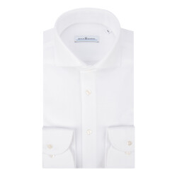 Dutch Dandies Knitted slim fit overhemd met lange mouwen