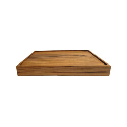 Bazar Bizar The teak serving plate natural