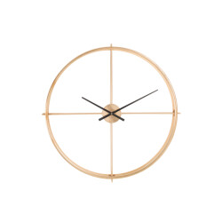 J-Line Klok rond metaal small