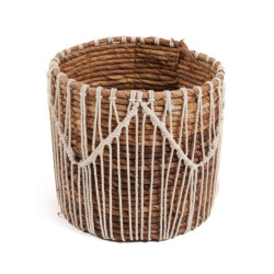 Bazar Bizar The macra-mazing basket natural white l
