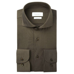 Profuomo Japanese knitted overhemd met lange mouwen