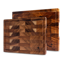 Sophior Snijplankenset van walnoot hout