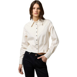 Wrangler Femme peplum shirt white