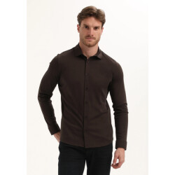 Gabbiano Heren overhemd 333510 5702 oak brown