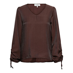 &Co Woman &co women blouse marbelle chocolate