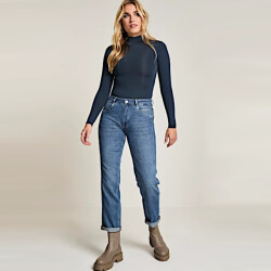 Para Mi Broek bibi denim smokey indigo