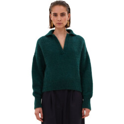 By-Bar Amsterdam Polo pullover dark green