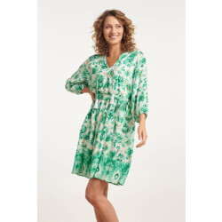 Smashed Lemon 24140 fris ornamentprint jurk met v-hals |