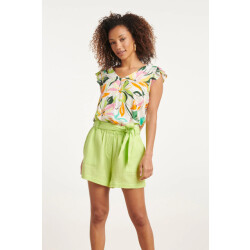 Smashed Lemon 24149 zomer top met bloemenprintlevendige en |