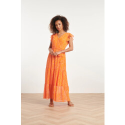 Smashed Lemon 24016 polka dot chiffon jurk |