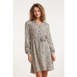 Smashed Lemon 24028 korte shirtdress met dierenprint |