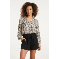 Smashed Lemon 24029 v-hals top met kraag |
