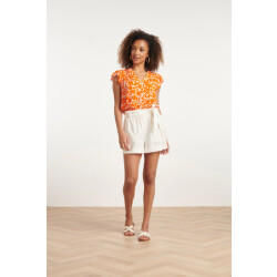 Smashed Lemon 24118 te losse shorts van zacht twill |