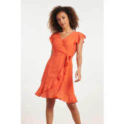Smashed Lemon 24099 fitted wrap jurk |