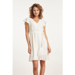 Smashed Lemon 24099 fitted wrap jurk |