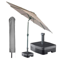 Kopu ® ronde stokparasol 300 cm calma met hoes en voet -