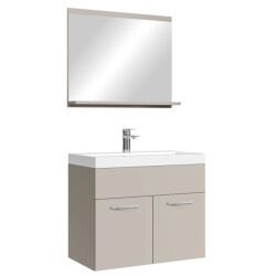 Badplaats Badkamermeubel montreal set 02 60 x 35 cm beige badmeubel met