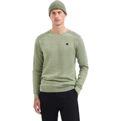 No Excess Pullover crewneck plated structure light moss