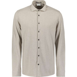 No Excess Shirt jersey melange stretch clay