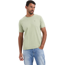 No Excess T-shirt crewneck slub light moss