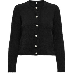 Only Onlpetra ls pearl o-neck cardi cc knt black/pearl
