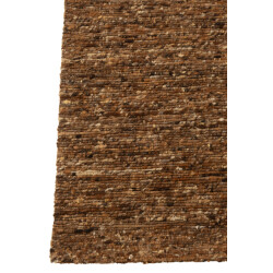 J-Line Rug woven wool brown