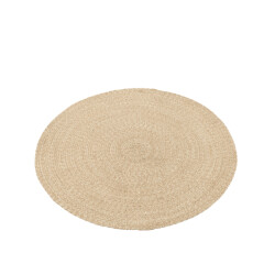 J-Line Carpet miami outdoor poly natural/white medium