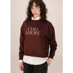 Grace & Mila Sigil sweater opdruk bordeaux