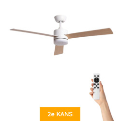 Cool Breeze (tweede kans) plafondventilator emil met verlichting Ø132cm 6 snelheden -
