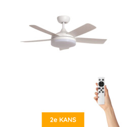 Cool Breeze (tweede kans) plafondventilator matilda met verlichting Ø106cm 6 snelheden -