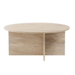 CaliCosy Salontafel met afgerond blad l90 cm soleil