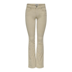 Only Onlmary-global mid cord flared pnt noos ecru