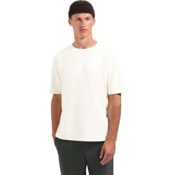 No Excess T-shirt crewneck solid heavy interl offwhite