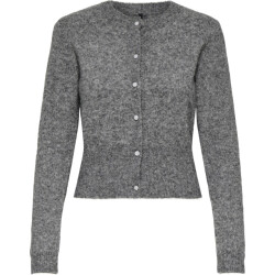 Only Onlhavanna ls button cardigan knt medium grey mela