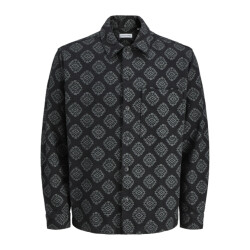 Jack & Jones jjaztek print overshirt ls 12281669 -